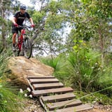 There are fun play objects off to the side of the Dunsborough Country Club trails loop. 