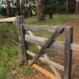 Wooden gate