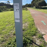 Follow the trail markers along the route.