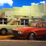 Location: 88 Steere St N

This mural responds to the past use of the site as Dorsett Motors, a Ford car dealership from 1930 to 1980, and as one of the locations of the Collie Co-operative Store. 