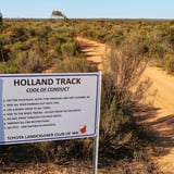 Holland Track Trailhead Sign Off The Trax
