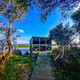 Birdhide, Erskine Trail, Len Howard Conservation Reserve