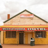 Streetscape Meekatharra Kingsford Smith Mail Run Tourism Wa