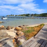 Blackwood River jetty and boardwalk