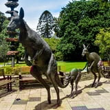 'The Mob' - Kangaroos on the Terrace (1997) Artists: Joan Walsh-Smith and Charles Smith