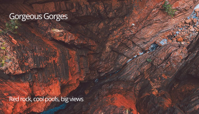Photo related to: Gorgeous Gorges: Three WA National Parks for Big Views, Cool Pools and Red Rock Magic