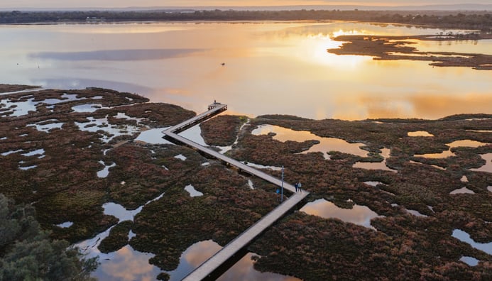 Photo related to: Sunrise Golden Hour Paddle - Accessible Guided Paddle Tour