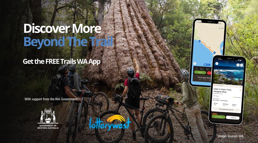 Photo related to: MEDIA RELEASE:  Trails WA App launches to transform how people discover and experience Western Australia’s trails.