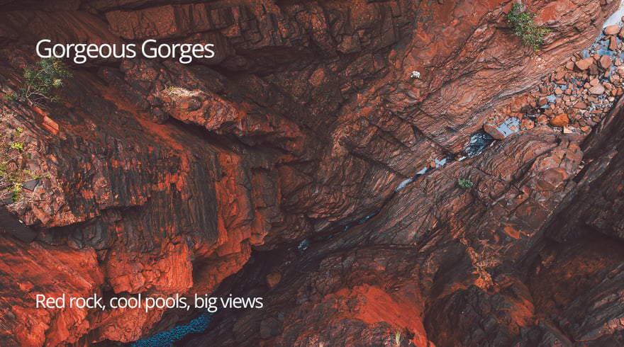 Photo related to: Gorgeous Gorges: Three WA National Parks for Big Views, Cool Pools and Red Rock Magic