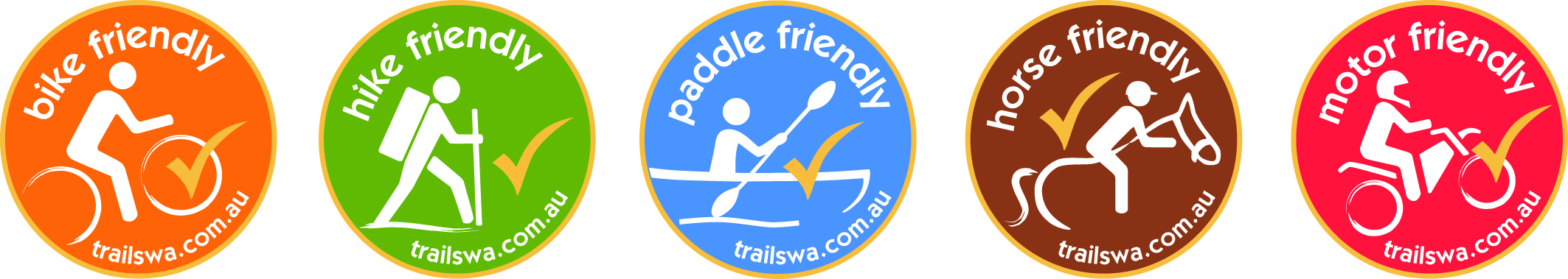 Trail Friendly Business Badges