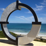 Interesting sculptures are seen in Cottesloe