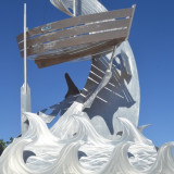 Public Art 'Adrift I' on Mandurah Marina Art Trail