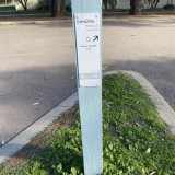 Follow the marker posts.