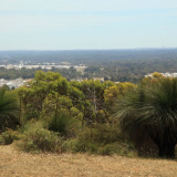 The view of the city from the Byford Hills
